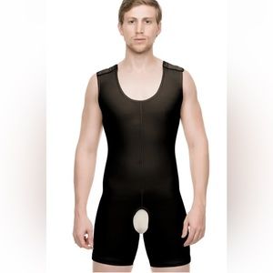 ISAVELA Full Body Above Knee Post Cosmetic Surgery Compression Sz L Garment E